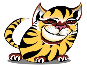 Tigerkatt av Neale Osborne