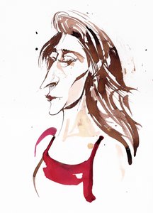 Véronique Gens, 2025 (tusch) av Neale Osborne