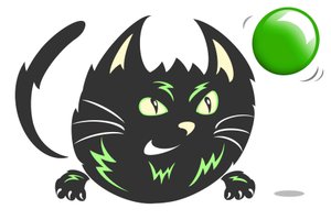Zap Cat - karikatyr av Neale Osborne