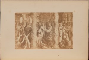 Petrus och Johannes helar den lame mannen vid templets vackra port av Negretti and Zambra