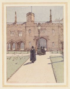 The Charterhouse (färglitografi)