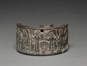 Bankettpyxis, 800-750 f.Kr. (steatit) av Neo Hittite