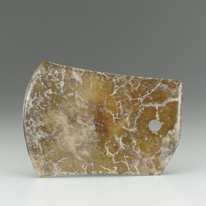 Axe (ställföreträdande) Lake Tai-regionen, l Ian G-stamkultur, 3300-2250 f.Kr. (Jade)