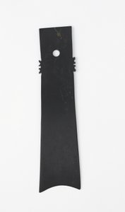 Gaffelmejsel (zhang), Qijia-kultur, ca 2500-2000 f.Kr. (jade)