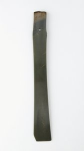 Gaffelmejsel (zhang) Qijia-kultur (jade (nefrit))