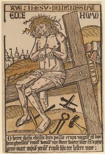 Kristus som sorgens man av Netherlandish 15th Century