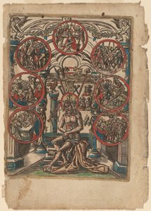Kristus som sorgens man av Netherlandish 16th Century