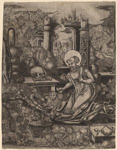 Sankt Jerome av Netherlandish 16th Century