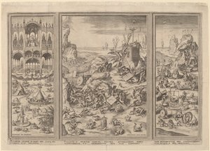 Triptyken The Last Judgment av Netherlandish 16th Century after Hieronymus Bosch, Hieronymus Cock