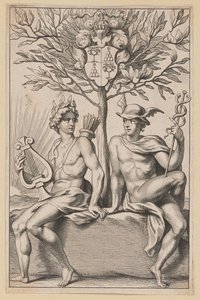 Titelsida för Philomathi Musae Juveniles av Netherlandish 17th Century after Sir Peter Paul Rubens