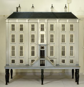Dock hus av Netherlandish School