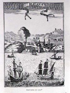 Havanna, från Gages Voyages, Amsterdam, 1720 av Netherlandish School