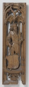Panel från ett orgelhus, ca. 1510-20 av Netherlandish School