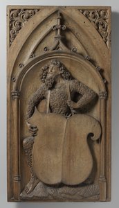 Panel från ett orgelhus, ca. 1510-20 av Netherlandish School