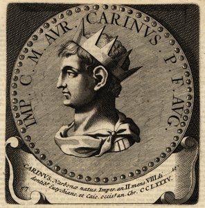 Porträtt av den romerske kejsaren Carinus. av Netherlandish School