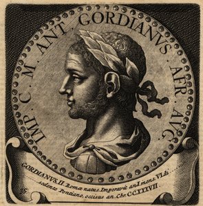 Porträtt av den romerske kejsaren Gordian II. av Netherlandish School