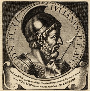 Porträtt av den romerske kejsaren Julian. av Netherlandish School