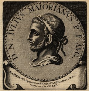 Porträtt av den romerske kejsaren Majorian. av Netherlandish School
