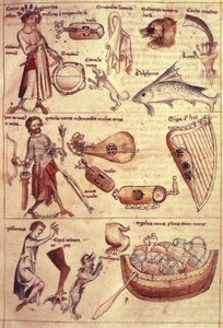 Sloane 3983 fol.13 Zodiakens tecken och symboler, från 