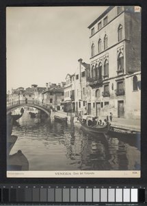 Exteriör av Tintorettos hus i Venedig Venedig - Casa del Tintoretto (titel på objekt)