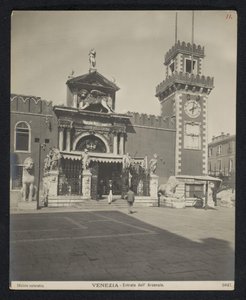 Porta Magna från Arsenalen i Venedig Venezia - Entrata dell