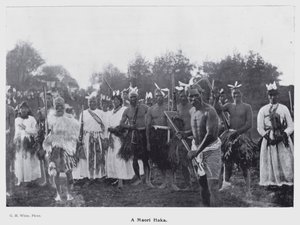 New Plymouth, Nya Zeeland: A Maori Haka (s/v foto)