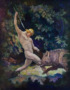 Odyssey: Galtjakten (färg litho)