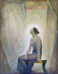 Odyssey: The mourning Penelope (färg litho)