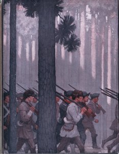 Design på insidan av omslaget, 1928 av Newell Convers Wyeth