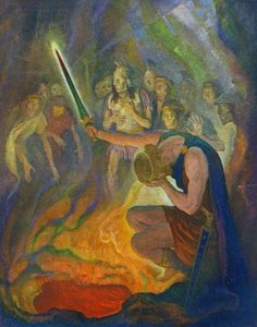 Odysseus i de dödas land av Newell Convers Wyeth