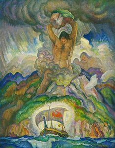 Polyfemus, kykloperna av Newell Convers Wyeth