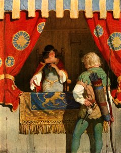 Robin träffar Maid Marian av Newell Convers Wyeth