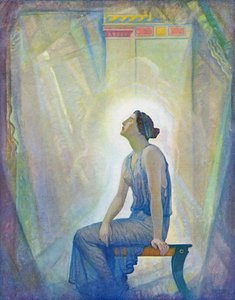Den sörjande Penelope, 1929 av Newell Convers Wyeth