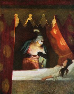 Wallace räddar Helen av Newell Convers Wyeth