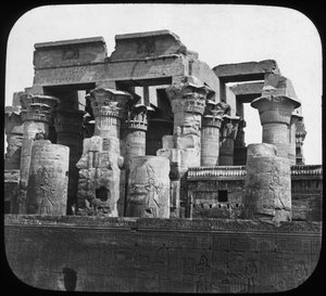 Temple of Kom Ombo, Egypten, c1890