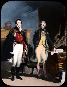 Armén och flottan, Wellington och Nelson, c1805.