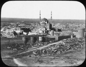 Saladincitadellet i Kairo, Egypten, c1890.