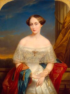 Porträtt av storhertiginnan Olga Nikolaevna av Ryssland