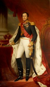 Porträtt av Leopold I 1790-1865, kung av belgarna, 1856.