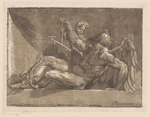 Saturnus av Niccolò Vicentino (attributed to)