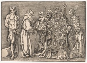 De sex heliga, ca. 1535. av Niccolo Boldrini