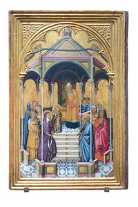 Presentation av jungfrun i templet av Niccolo Bonaccorsi