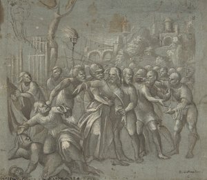 Kristi arrestering, ca. 1545-46. av Niccolo Giolfino