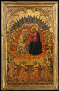Jungfruns kröning, ca. 1380. av Niccolo di Buonaccorso
