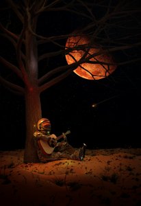 Astronautens serenad till den röda månen av Nicebleed