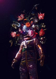 Kosmisk trädgårdsastronaut av Nicebleed