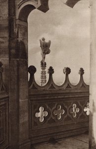 Glimt från Duomo, Milano (svartvitt foto)