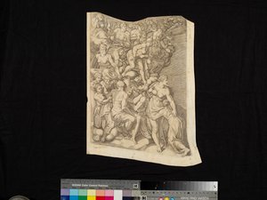 Scen från The Last Judgment av Nicholas Beatrizet