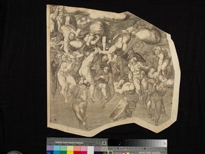 Scen från The Last Judgment av Nicholas Beatrizet