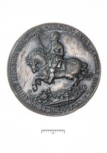 Charles I, Återvänd till London efter kröningen i Edinburgh, 1633 (silver) av Nicholas Briot
